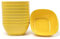 EWEIGEER 4.4-inch Melamine Dessert Bowl Kids Plastic Bowls,Small Bowl For Ice Cream Snacks Rice Salad Soup Cereal.Set of 10(Yellow)