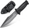 Japaknives Outdoor Survival Messer,Full Tang Bushcraft Messer,Outdoor Messer mit Kydex Holster,Jagdmesser Feststehende Klinge,Scharfes Camping Messer,Geschenk für Männer