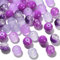 Ipotkitt Lot de 100 perles rondes en verre violet de 8 mm pour bracelets, loisirs créatifs, fabrication de bijoux