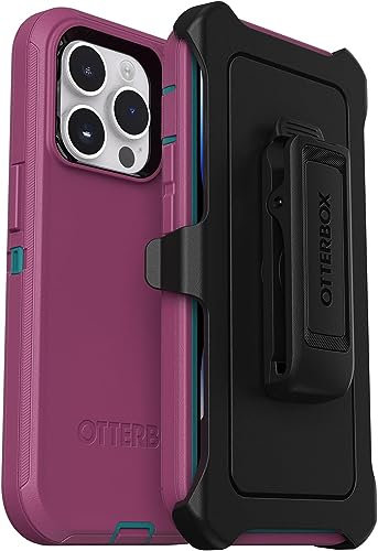 OtterBox Defender Series iPhone 14 Pro Hülle Morning Sky Pink, Nicht-Einzelhandelsverpackung – Apple Phonecase, erhöhter Bildschirm, MagSafe Wireless Charging kompatibel