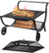 NEOCOZY Feuerstelle, 68,6 cm, Metall, Holzofen mit Rad & Aufbewahrungsregal, Outdoor-Feuerstelle mit Deckel für Camping, Grill, Garten, Hinterhof