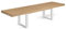 IDMarket - Esstisch, ausziehbar, rechteckig, Phoenix 10-12 Personen, Holz und Weiß, 200 – 300 cm