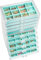 ProCase Acryl Schmuck Organizer Schmuckschatulle für Damen Durchsichtige Schmuckaufbewahrung Schmuckkästchen Schmuckbox mit 10 Schubladen für Ohrringe, Ringe, Armbänder -Blau