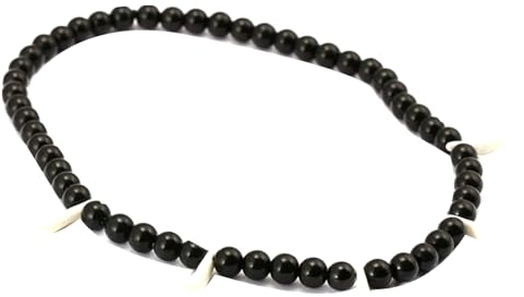 acsewater Inuyasha Halskette Zahn Form Halskette Perlen Same Style Cosplay Prop Personalisierte Anhänger Schmuck