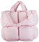 tuwiwol Expérience et Style avec Les Femmes Sac à bandoulière rembourré Grande capacité en Nylon matelassé Flou Haute capacité Sac sous Les Bras, Rose