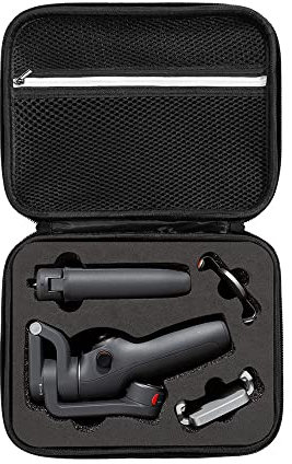 Portable Carrying Case Handbag for DJI Osmo Mobile 6 Handheld Gimbal, Hard Shell Travel Storage Bag Gimbal Stabilizer Protective Carry Bags Deep Protection (Black Lining)