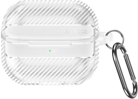 RanTuo Auriculares Bluetooth Funda Compatible con Samsung 3/Buds 3 Pro, TPU Suave, a Prueba de Polvo, Carcasa Compatible con Samsung 3/Buds 3 Pro.(Transparente)