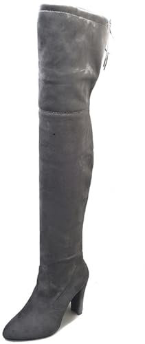 Generico Stivali da Donna Stringati Sopra il Ginocchio - Scarpe Sexy Con Tacco Alto - Stivali Alti 35-43