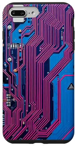 Detailed Motherboard Schematic with Electronic Circuits Case for iPhone 7 Plus/8 Plus