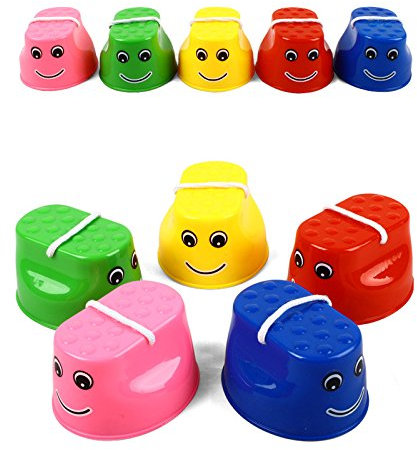 Asuinxurr Kinder Stelzen Spielzeug Outdoor Sport Balance uebung Spass Sport Spielzeug