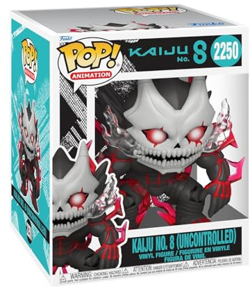 Funko POP! Super: Kaiju No. 8 - Uncontrolled | Offizieller Fanartikel und Merch - Vinyl Sammelfigur als Regal Deko - Geschenkidee zum Geburtstag für Fans und Sammler