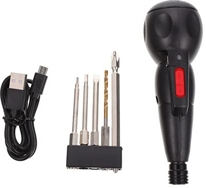 Vaguelly Ergonomic Design Rechargeable Electric Screwdriver Drill Screwdriver Bit for DIY Projects