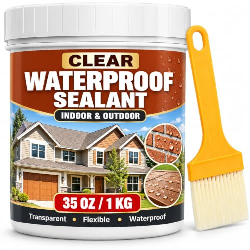 Invisible Waterproof Agent 1KG | Transparent Sealant for Bathroom, Shower, Concrete & Roof, Indoor/Outdoor Use