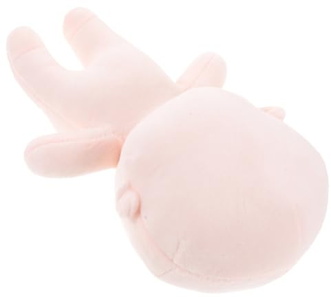 FUNNETOYU Leere Humanoide Stoffpuppe 20cm Tragbarer Leerer Puppenkörper aus Plüsch Selbstgemacht Plüschpuppe für Kinder zum Anziehen und Basteln Leichtes Spielzeug für Bastelspaß