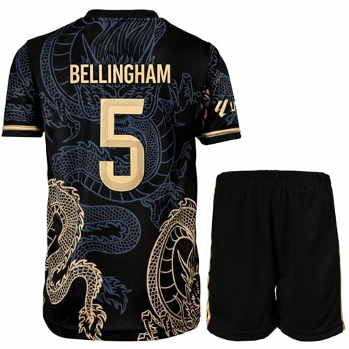 KISRAS Kinder Trikot #5 No Sonderdesign Limitierte Auflage Fußball Trikot Shorts Kinder und Jugend Größe