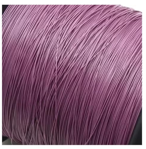 HF Mont 10–100 m UL10064 FEP-Draht 40/36/34/32/30/28/26 AWG PTFE-Kunststofflot Hochleitfähiges Kupferkabel Ultrafeine Litzendrähte(PURPLE,50 METERS_26AWG)