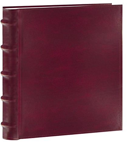Pioneer Fotoalbum, 200 Taschen, europäischer Lederfaserstoff, für 12,7 x 17,8 cm, Burgunderrot