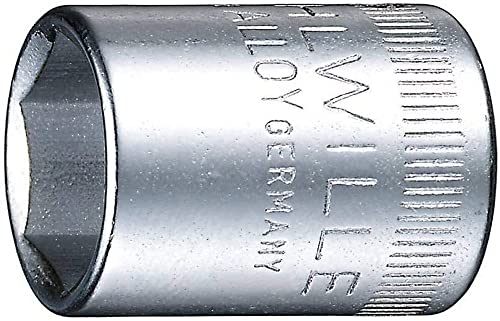 STAHLWILLE Nr. 40a Steckschlüsseleinsatz 6,3 mm (1/4) Schlüsselweite 1/2 L.23 mm AS-drive, HPQ-Hochleistungsstahl, verchromt