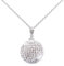 Decorum Jewellery Delicate and Elegant, Solid Sterling Silver 925 (not Plated), Diamond Chip Effect,12mm Crystal Ball Necklace on Quality 18 inch Cable Chain. Now in a Lovely Box.