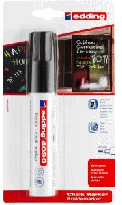 edding 6 x Kreidemarker 4090 4-15mm schwarz