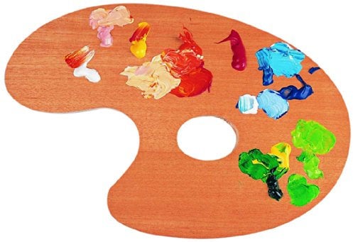 Lefranc Bourgeois Palette Bois Ovale 33X22 cm N°4