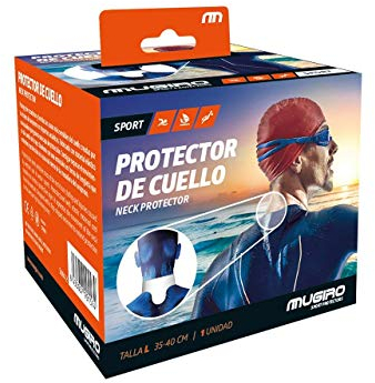 Neopren-Halsschutz für Neoprenanzüge – Verhindert Scheuern und Hautreizungen beim Schwimmen, Surfen und Tauchen – Elastischer Kragen mit Vaseline-Schutz Wiederverwendbar – Größe L (35–40 cm) Schwarz
