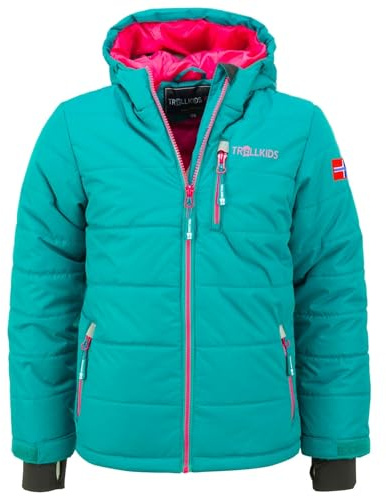 Trollkids Kids Hemsedal Snow Jacket | Wasserabweisend, winddicht und warm, extrem leicht, 6.000mm Wassersäule