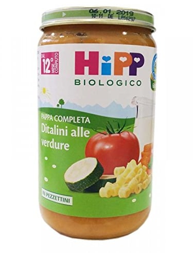 Hipp Ditalini Alle Verdure Pappa Pronta 250g