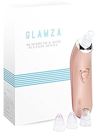 Glamza Electronic Facial Pore Cleaner Nose BlackHead Cleaner Suction Acne Remover Utilizes Pore Vacuum Extraction Tool to Promote Skin Health & Facial Renewal