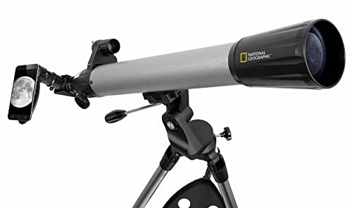 National Geographic CF700SM Telescope w/Phone Adapter Silver CF