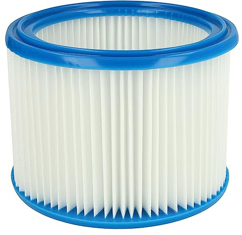 vhbw filtro compatibile con Nilfisk WAP Turbo SSR, XL, XL-25, XL-E aspirapolvere industriale - filtro rotondo a pieghe