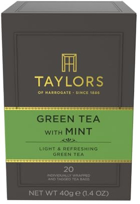 Taylors of Harrogate Green Tea with Mint, 20 Teabags