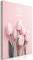 decomonkey Bilder Tulpen 80x120 cm 1 Teilig Leinwandbilder Bild auf Leinwand Vlies Wandbild Kunstdruck Wanddeko Wand Wohnzimmer Wanddekoration Deko Blumen Frühling