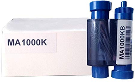 MA1000K Schwarzes Farbband MA1000K Monochromes Farbband für Magicard Enduro 3E Enduro Rio Pro Pronto Enduro + 1000 Drucke Kompatibel