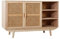 SKLUM Sideboard aus Holz mit 2 Regalen Ralik Braun Natur