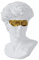 Büste von Michelangelos David Statue, 15 cm, griechischer Davidkopf, Kunstharz-Statue, Replik Skulptur Figur für Zuhause, Büro, Wohnzimmer, Geschenk