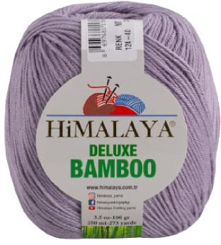 Strickfein Himalaya Deluxe Bamboo Wolle Strickgarn 60% Bambus 40% Baumwolle 100gr 124-40 Burgund