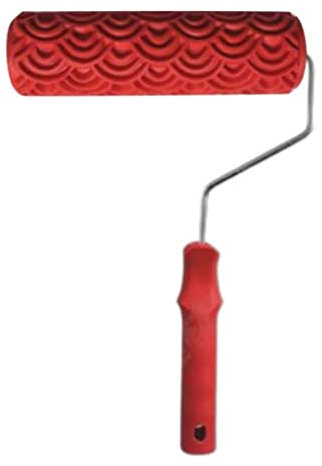 NOPEILVI Motif Peinture Rouleau 7inch Roller de Texture décorative avec poignée Outil de Peinture Murale Roller de Peinture 7 Pouces