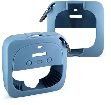 Silicone Case for Bose,Silicone Travel Carrying Case Protective Cover Sleeve for Bose SoundLink Micro Portable Speaker (Blue)