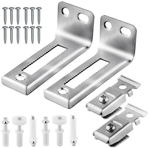 LUTER 22 Pezzi Hardware per Porte Bifold, Kit di Riparazione Ferramenta Porta Bifold Adatto per Ante Spesse da 2,5 cm a 3,5 cm e Fino a 18 kg a Doppia Ante
