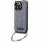 Karl Lagerfeld KLHCP14LSACKLHPG Hülle für iPhone 14 Pro 6.1 Silber hardcase Saffiano Monogram Chain
