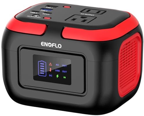 97Wh Tragbare Powerbank für 26400mAh Powerstation, Fastenladestation, 120W AC Ausgang, Solargeneratoren mit 6 Ausgängen, LED Licht, Batteriequelle für