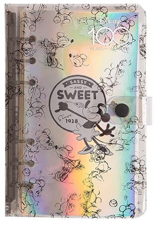 Coolpack 60428PTR, A5 Note book PVC 160 pages/checkring system, envelope with zip closure, ruler, Disney 100 Opal Collection