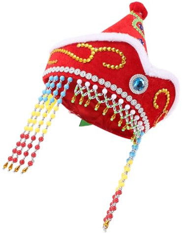 SAFIGLE Einzigartige Anziehmütze Im Chinesischen Stil für Jungen und Mädchen Mongolischer Hut Festival-