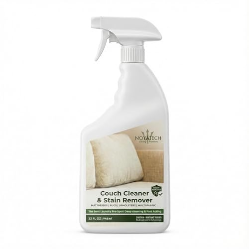 NOYATECH Couch Cleaner and Stain Remover Spray, Pet Safe Upholstery, 32 oz