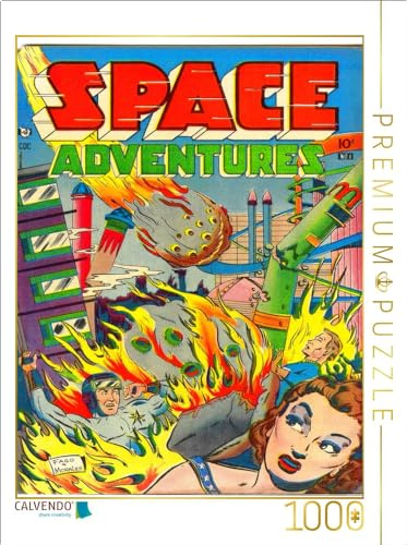 CALVENDO Puzzle Space Adventures - EIN amerikanischer Comic | 1000 Teile Lege-Größe 64 x 48 cm Foto-Puzzle für glückliche Stunden