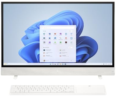 HP Envy Move 24-cs0000sl All-in-One Portatile, Intel Core i5-1335U, 16GB RAM LPDDR5, 1TB SSD NVMe, Scheda grafica Intel UHD, Display QHD da 24 Touch IPS, Wi-Fi, Audio da 5W, Windows 11, Bianco