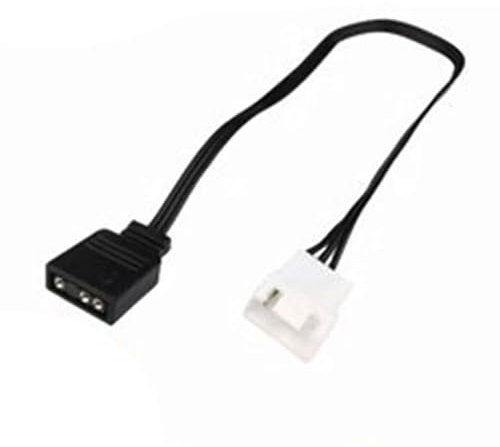 iHaospace Câble adaptateur LED ARGB pour ventilateur NZXT Aer RGB 2 120 140 5 V 3 broches