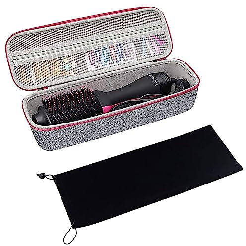 Yolispa Custodia rigida da viaggio in EVA compatibile con asciugacapelli Revlon One-Fase Volumizer Styler