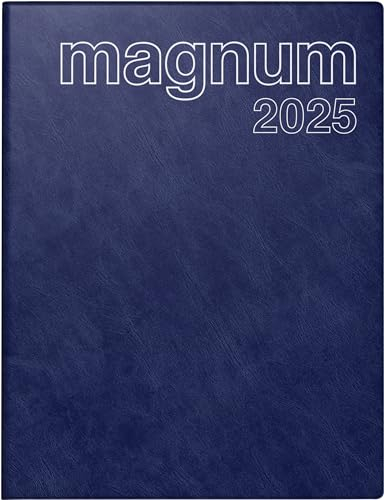 rido/idé Buchkalender Mod. magnum 2025 | 183×240 mm, Kunststoff, dunkelblau